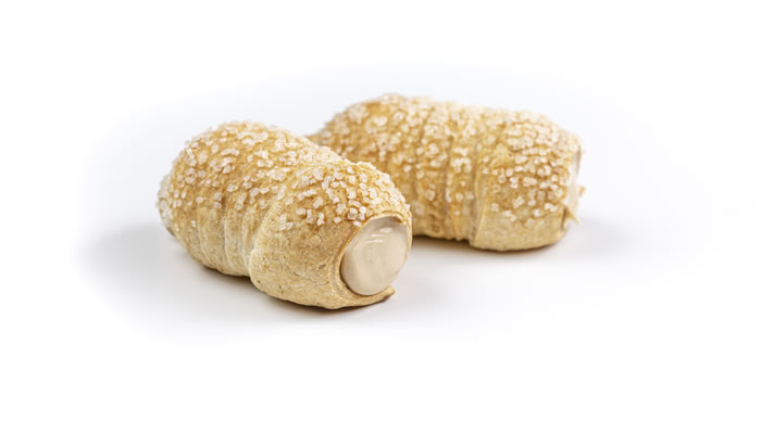Cannolo sfoglia con crema gusto nocciola